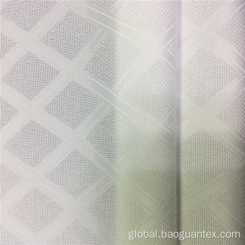 Jacquard 100% Polyester Mesh Fabric for Curtain